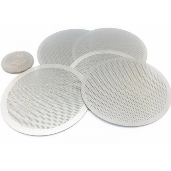 Fine micro hole SS etched grilles for speaker