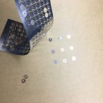 ultra-thin etched steel sheet