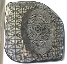 color coating speaker grille