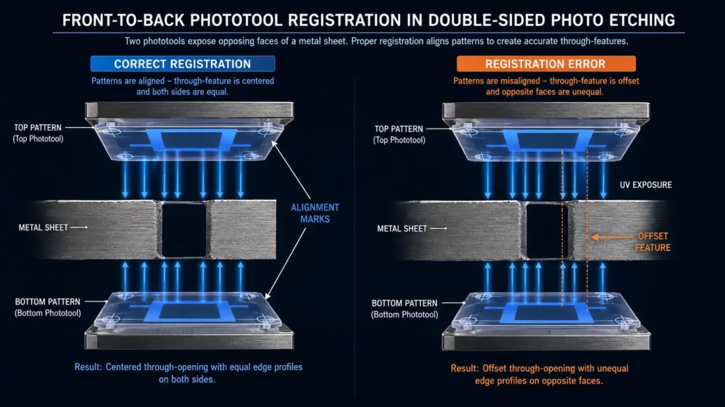 Correct_and_incorrect_front-to-back_phototool_registration_in_double-sided_photo_etching