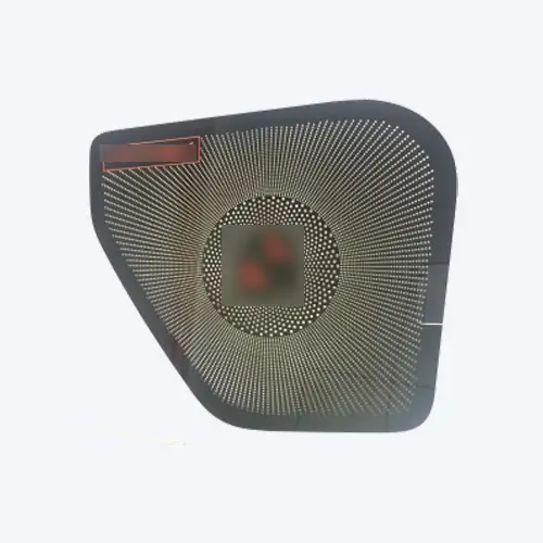 color coating speaker grille with brand logo
