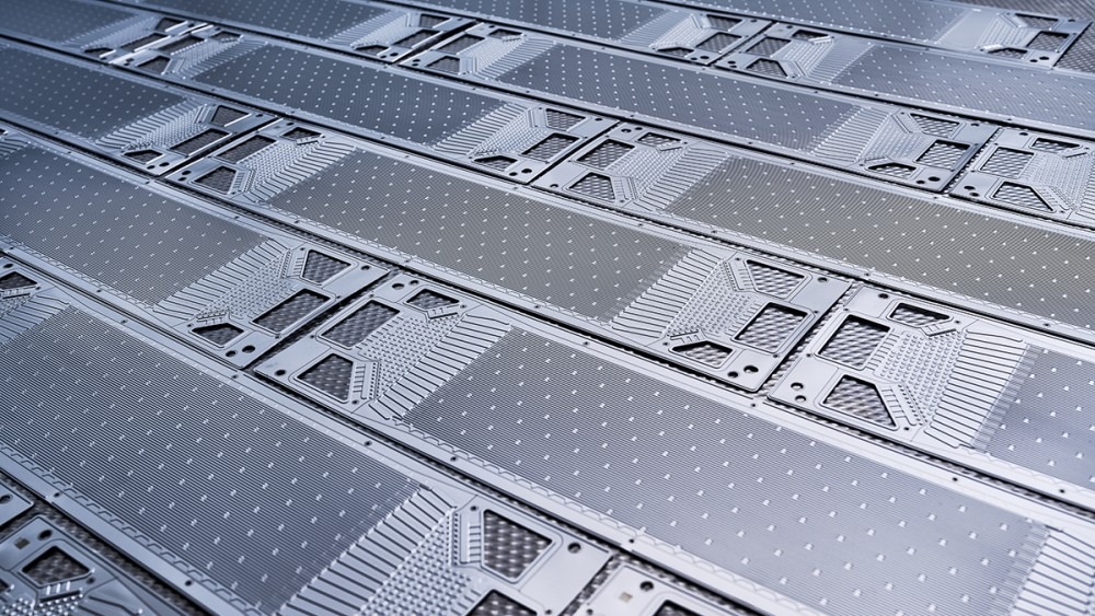 The structure of fuel cell stack in Bipolar plates