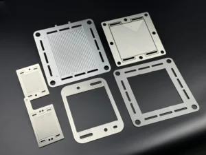 Collection of Etched Metal Flow Channel Plates