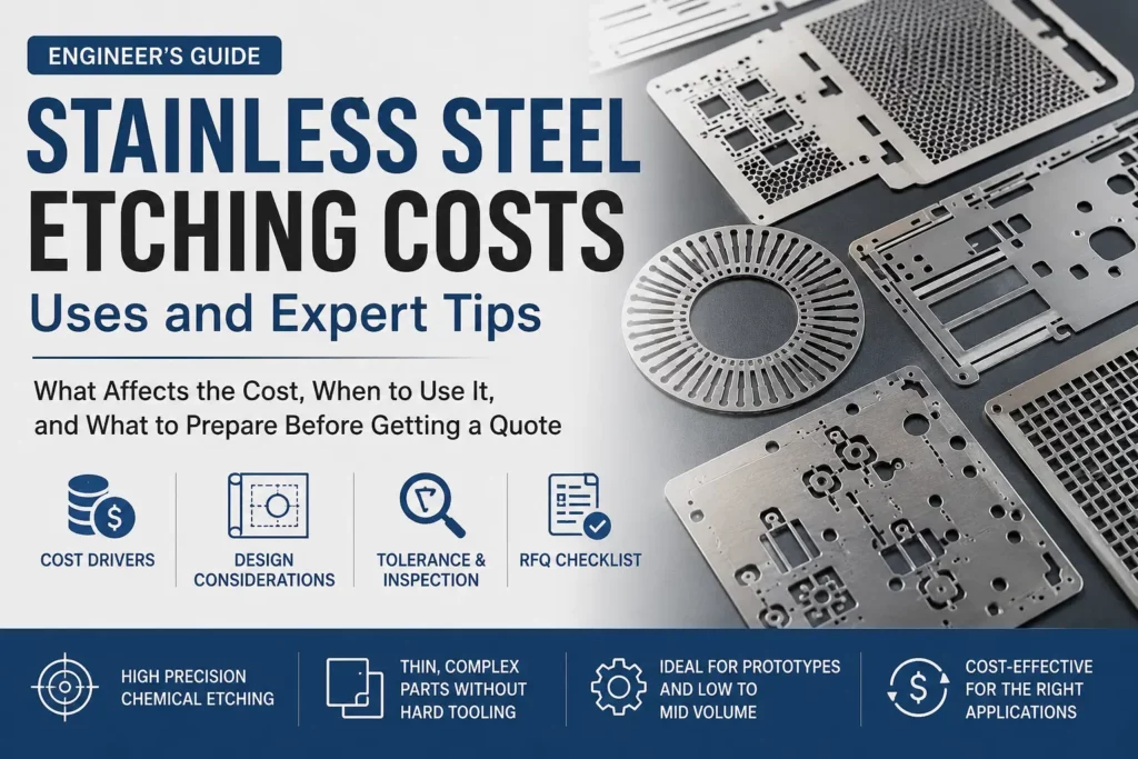 Stainless Steel Etching Costs, Uses, and Expert Tips