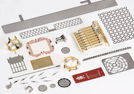 photochemical etched metal components