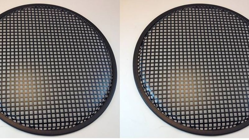 Custom Speaker Grills: Design Tips, Challenges & Concerns 5 Waffle-Pattern Speaker Grills