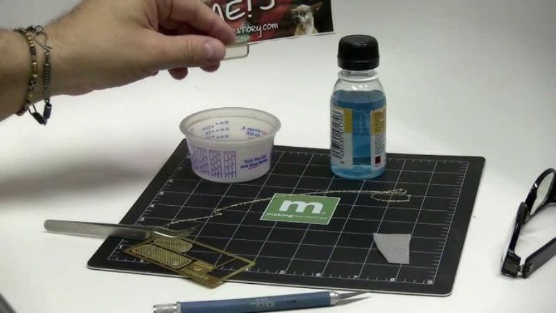 Photo Etched Model Parts Explained: An In-Depth Exploration 8 Gluing and Attaching