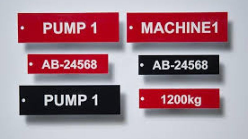 Plastic Etched Tags