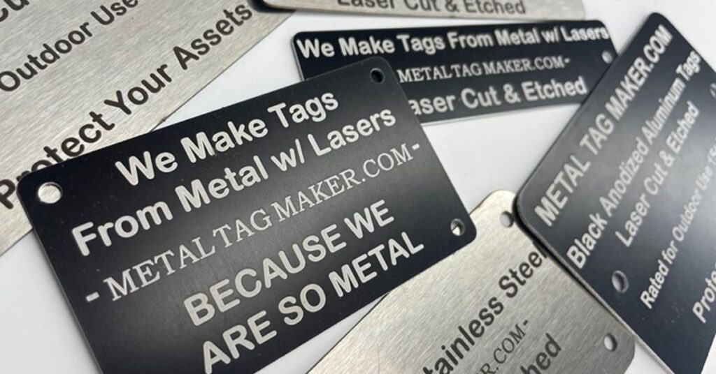 Etched Tags Explained – Common Types, Concerns & Materials 2 Etched Tags
