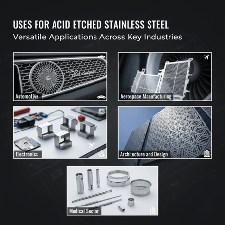 Uses for Acid Etched Stainless Steel