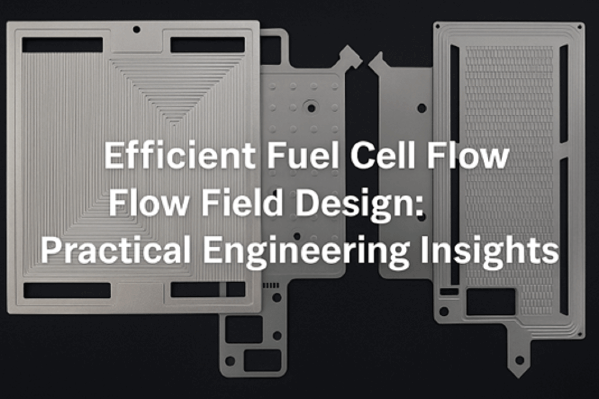Efficient Fuel Cell Flow Field Design: Practical Engineering Insights