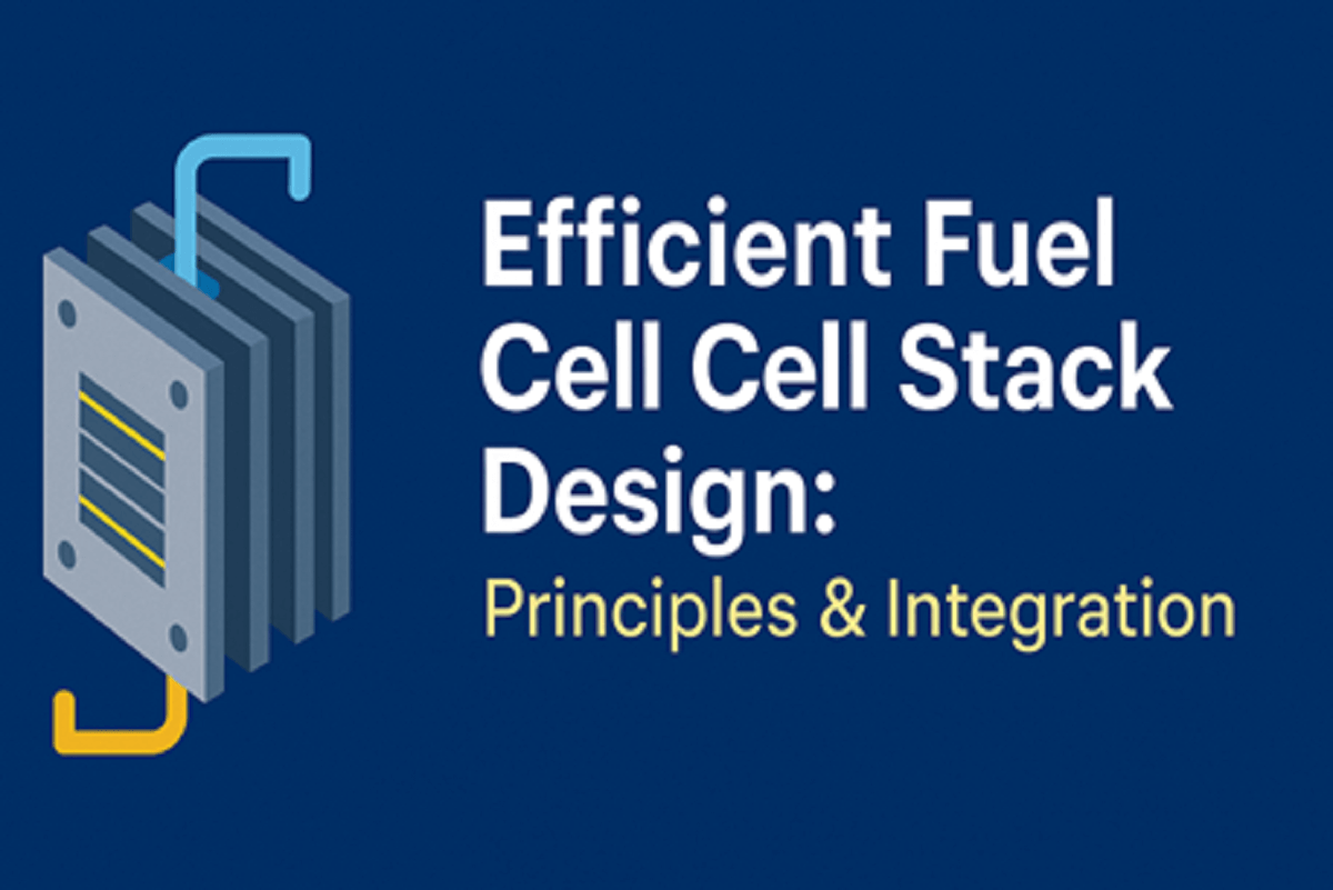 Efficient Fuel Cell Stack Design: Principles & Integration 1 Efficient Fuel Cell Stack Design Principles & Integration