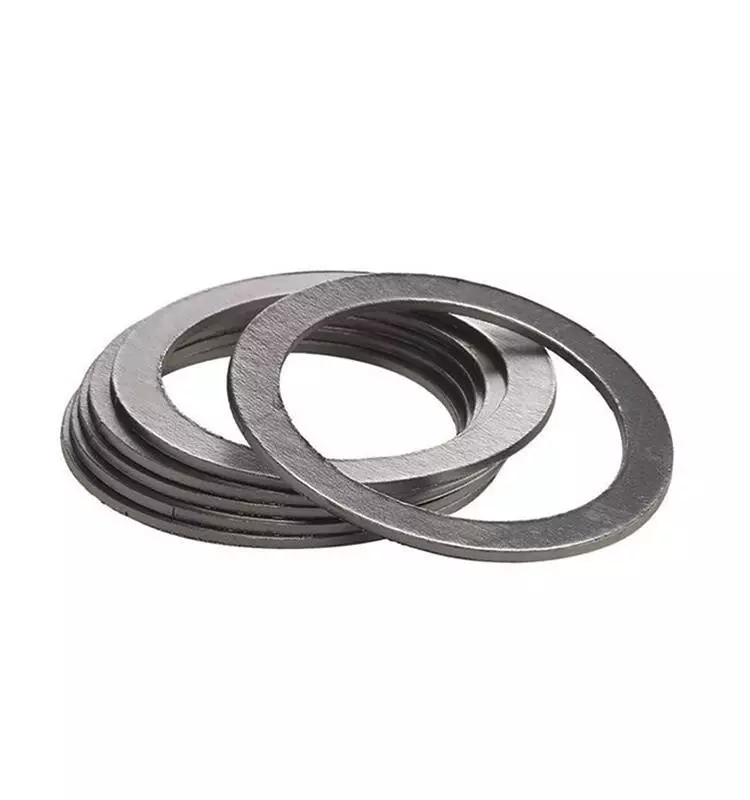 Flat metal gasket