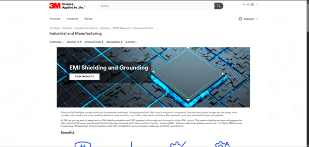 3M EMI/RFI Shielding & Grounding Solutions