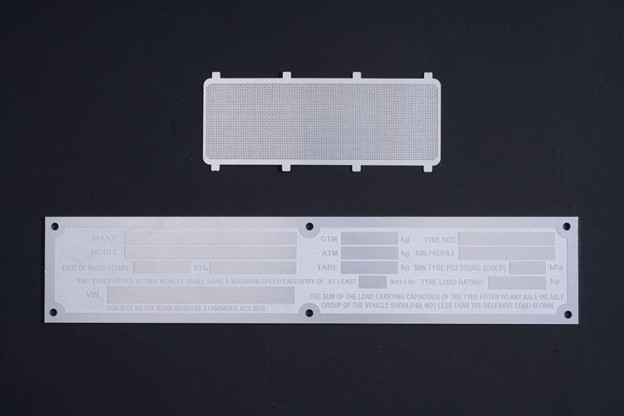 Industrial chemical treatment of metal plate