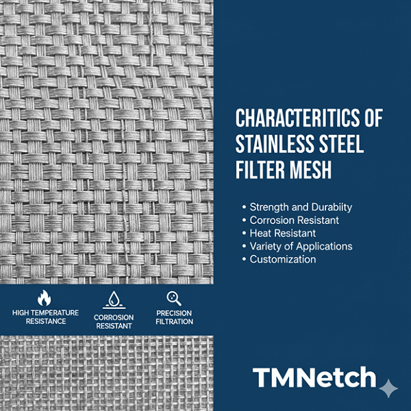 Characteristics of Stainless Steel Filter Mesh