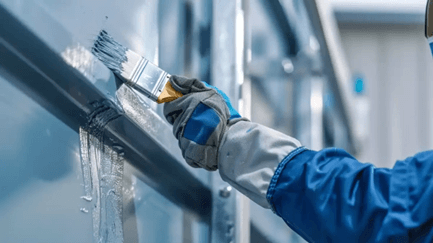 Metal painting service