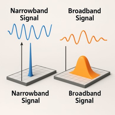 Narrow and Broadband electromagnetic interference