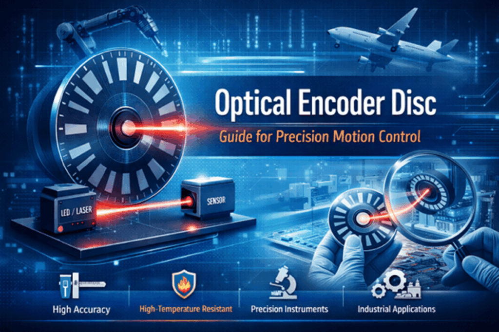 Optical encoder discs for precision instruments