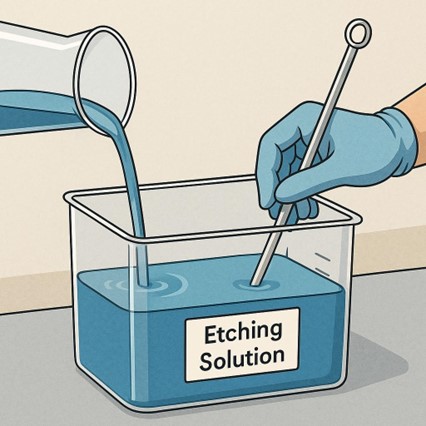 Prepare and Condition the Etchant