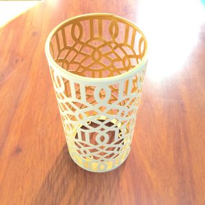 Golden metal ornaments