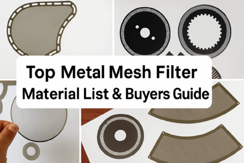 Top Metal Mesh Filter Material List