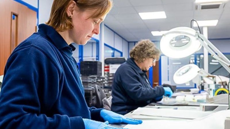 Stripping, inspection & finishing