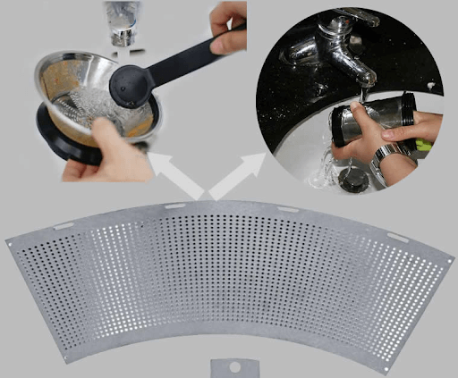 How to clean metal mesh filter