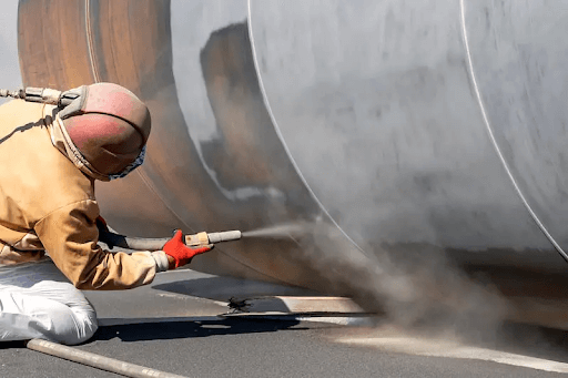 sandblasting