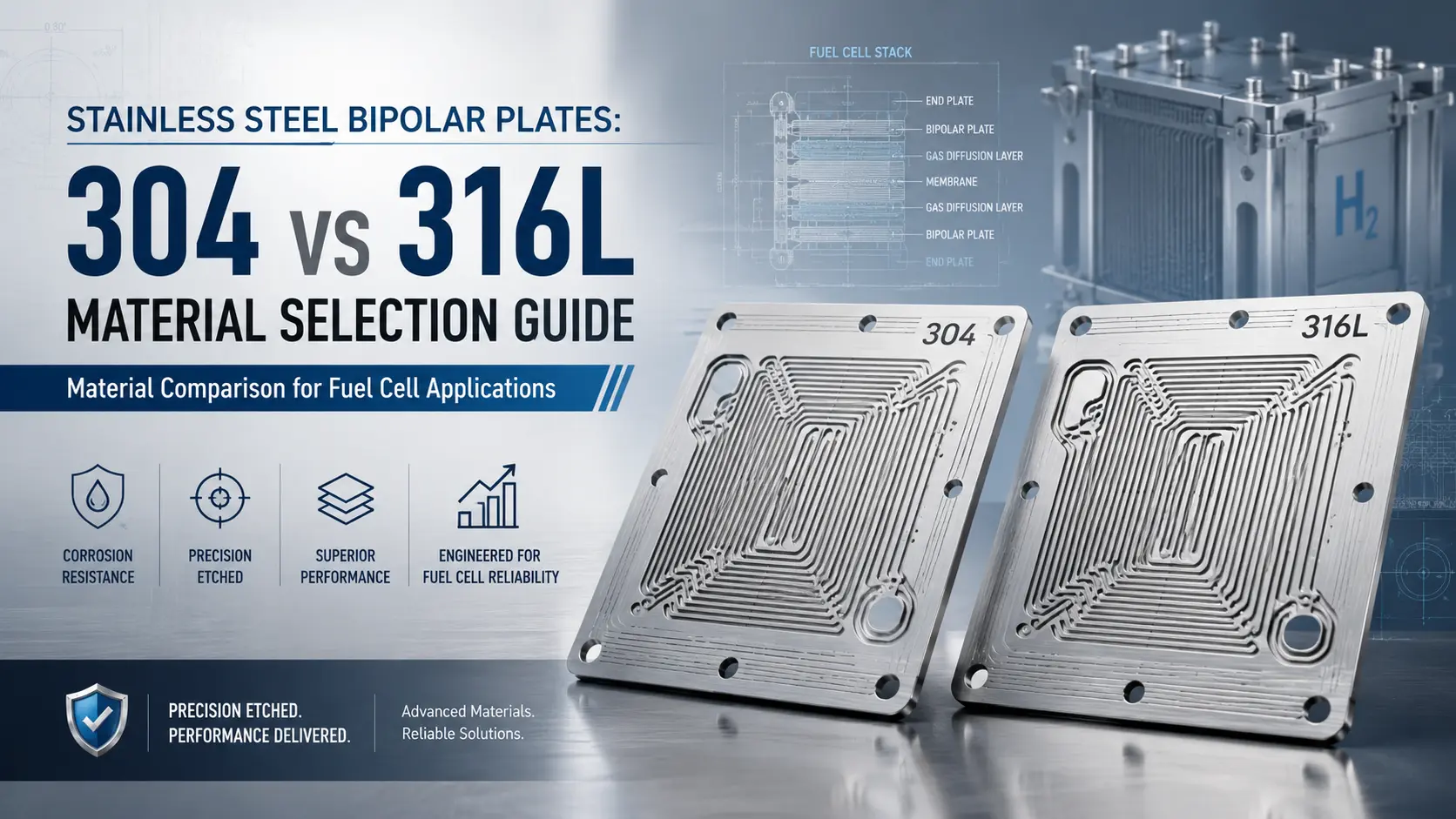 tainless Steel Bipolar Plates 304 vs 316L Material Selection Guide Cover
