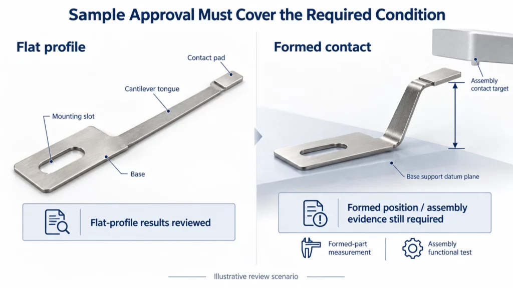 etching-sample-flat-profile-formed-contact-verification