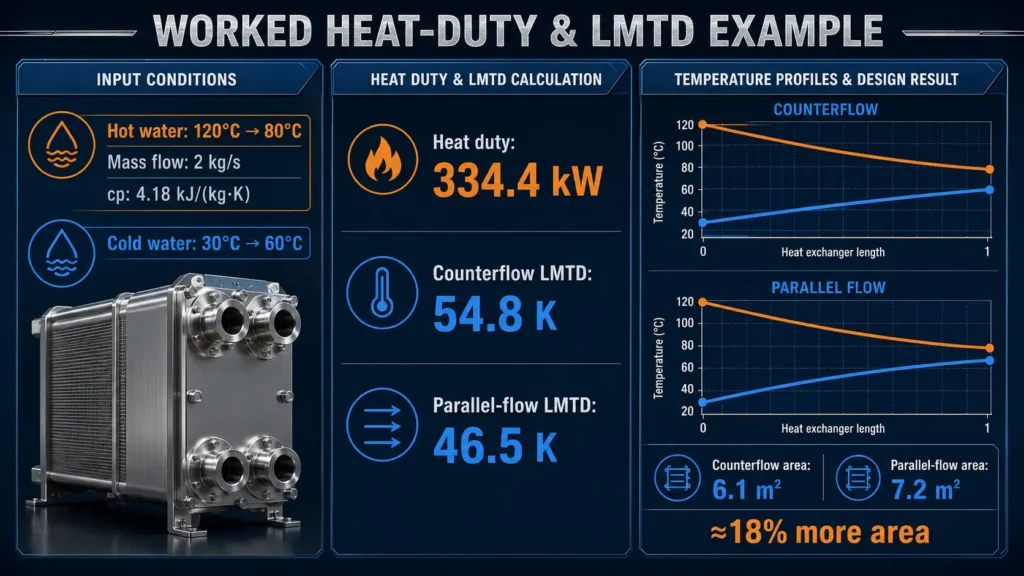 Worked_heat-duty_and_LMTD_comparison_for_counterflow_and_parallel-flow_heat_exchangers