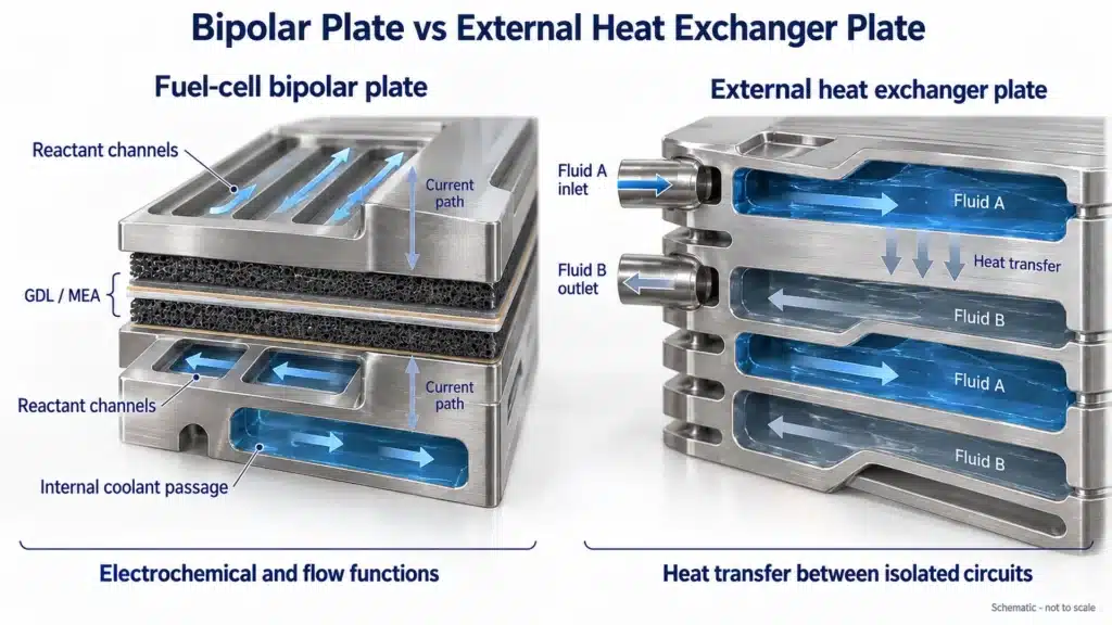 bipolar-plate-vs-external-heat-exchanger