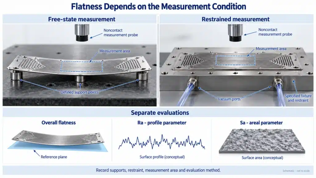 thin-etched-plate-flatness-measurement-conditions