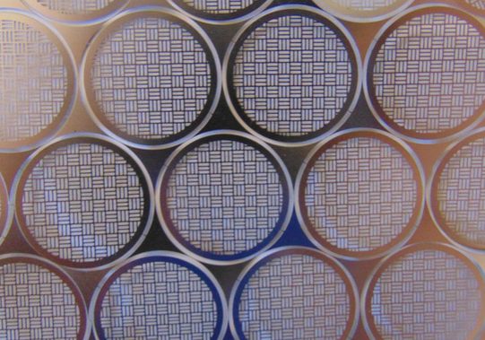 metal mesh by photochemical etching